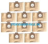 Electrolux UZ934 UZ932 10 - pak UZ872 GM110 GM115 GM130 Two Ply - Euroclean støvsugerposer